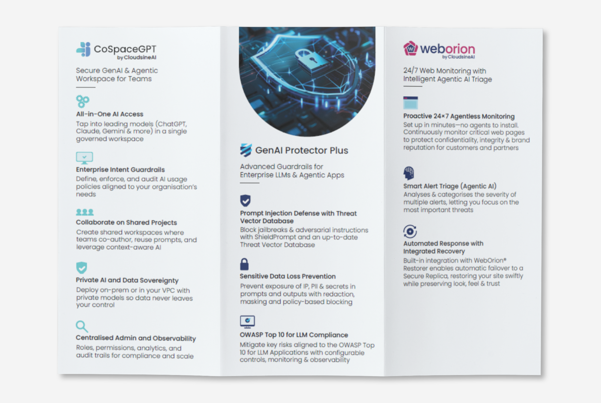 CloudsineAI brochure