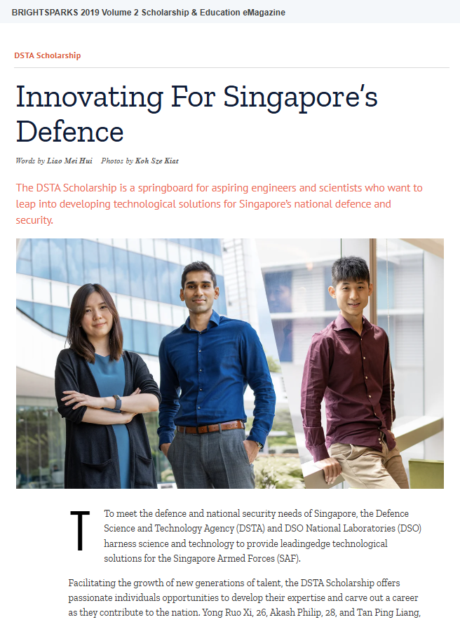 DSTA feature story