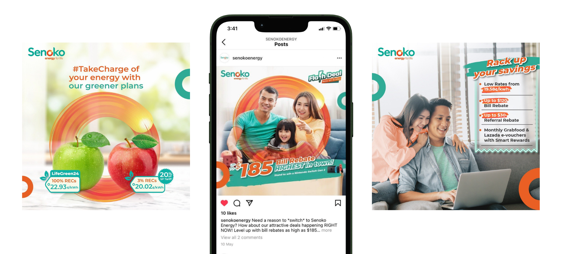 Senoko Energy social media